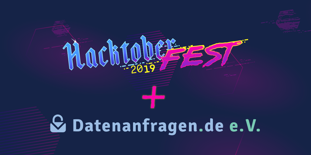 We are participating in the Hacktoberfest 2019!